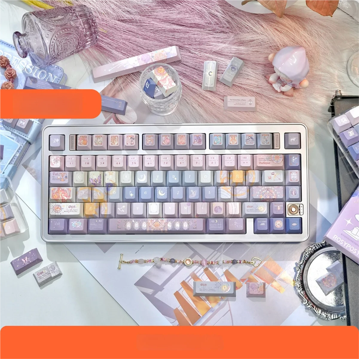 Twelve Constellation Cherry Keycap Unique product image