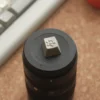 Close-up of Vintage Gear Artisan Keycap Precision Aluminum Alloy highlighting details and finish