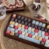 Close-up of a Wacky Doll character keycap, highlighting the detailed dye-sublimated art and Cherry profile.