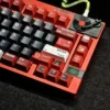 Ergonomic view of Warrior CK2 Cherry profile keycaps