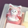 Chiikawa keycap showcasing cat ear cradle design