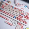 Close-up of whimsical dye-sub legends on Afternoon Chat keycaps
