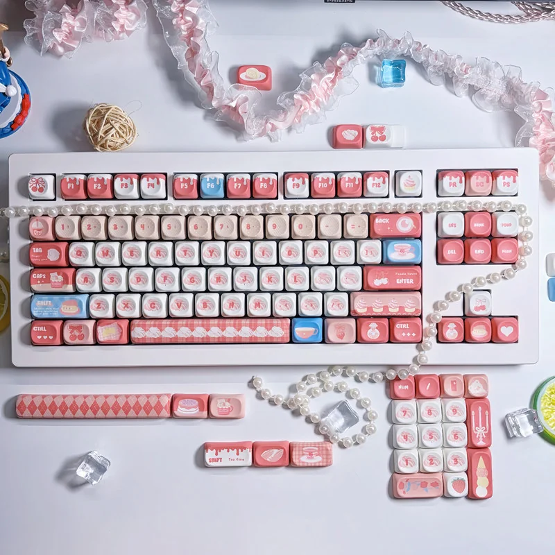 Afternoon Chat Pbt Moa Keycap Set Keyboard product image
