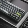 Close-up of Alien Alien Cherry Keycap Alien-themed highlighting details and finish