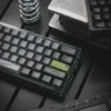 Side profile of Alien Alien Cherry Keycap Alien-themed showing keycap set shape and fit