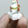 Side view of the artisan Auspicious Horse Keycap, showing its profile and MX stem compatibility.