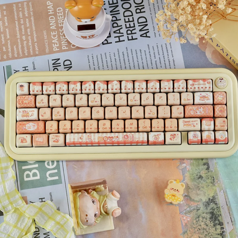 Baking Cat MOA Keycap Charming baking cat artisan hero image featuring Baking Cat Keycap Set
