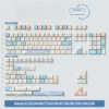 Arrangement of Beach Summer accent keys and modifiers, demonstrating layout flexibility
