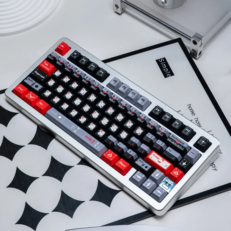 Detailed shot of modifier keys from the Black Armor Bridge set, emphasizing unique iconography.