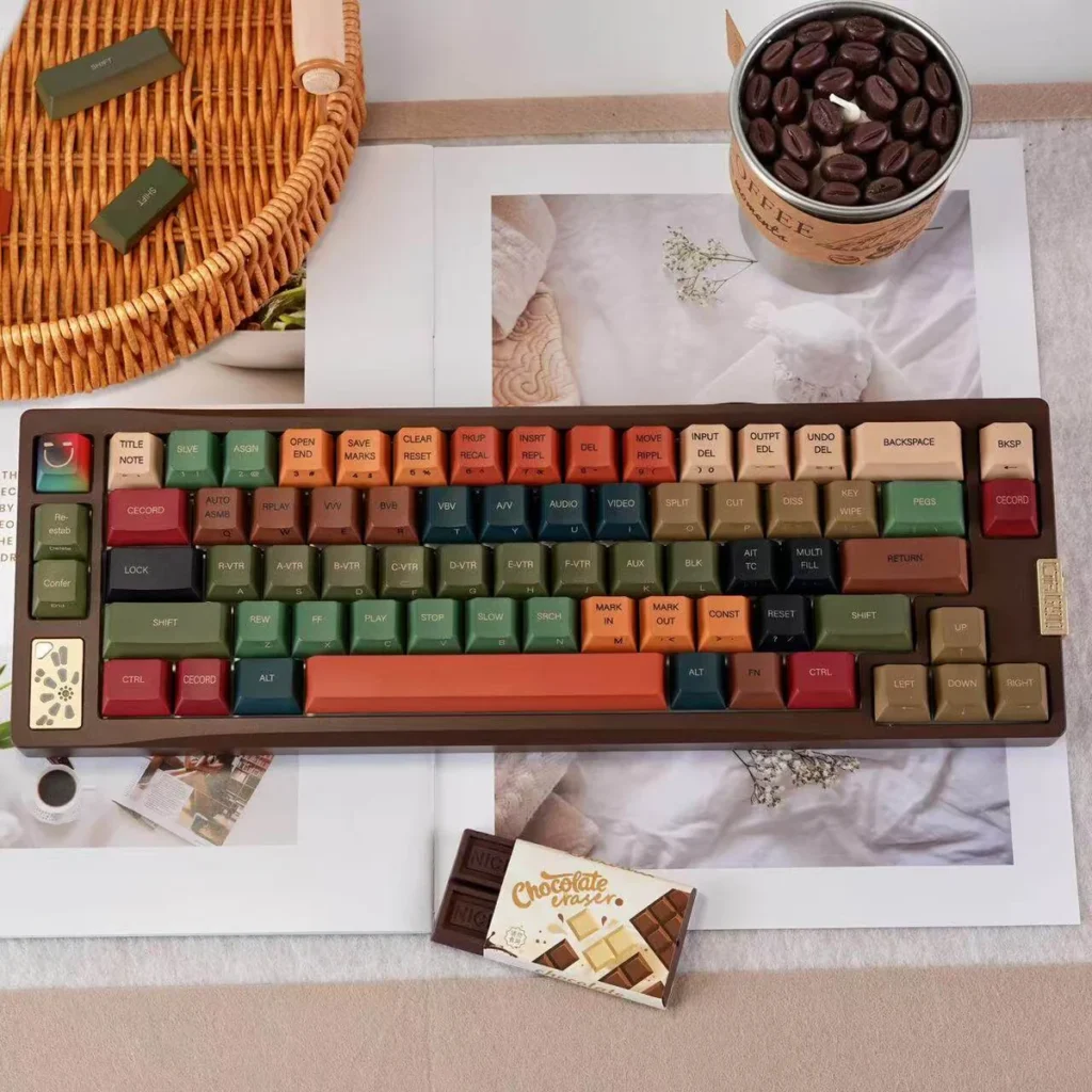 Cecord Cherry Keycap Set Premium PBT hero image featuring Cecord Keycap Set
