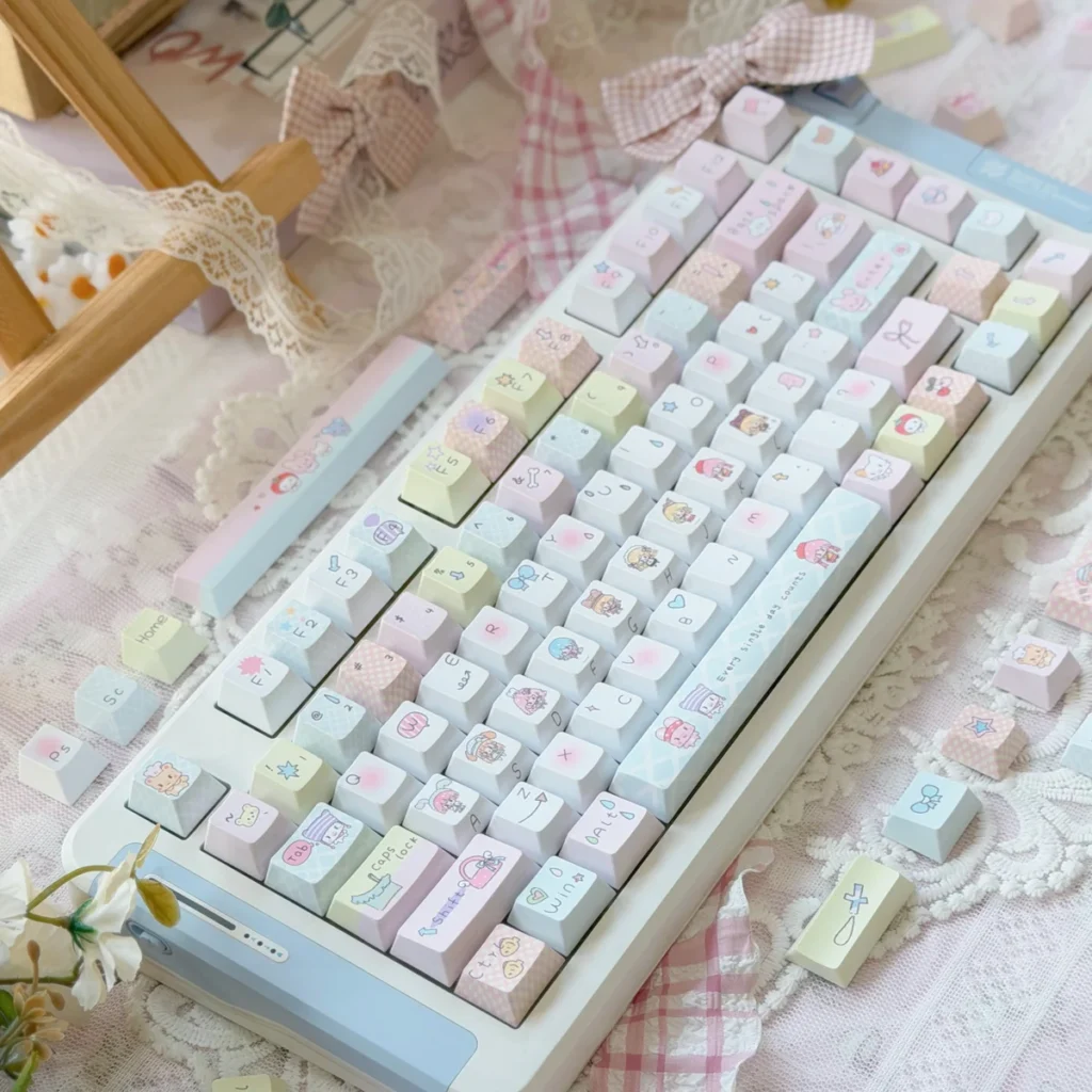 Charming Little Girl Cherry Charming 'Little hero image featuring Charming Little Girl Keycap Set