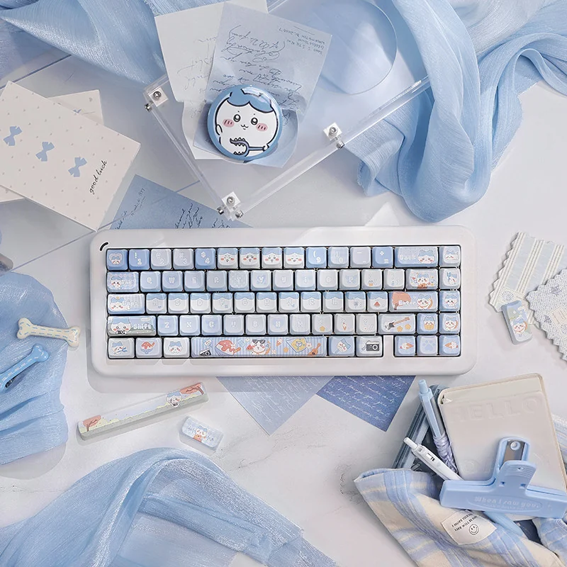 Chiikawa Hachiware MAO Keycap Beloved Chiikawa hero image featuring Hachiware Keycap Set