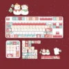 Side view of Christmas Keycap Set highlighting keycap thickness and profile