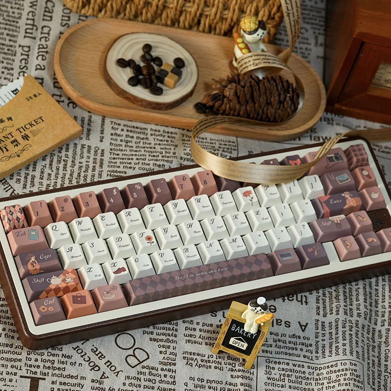 Coffee Time Cherry Keycap Durable Pbt product image