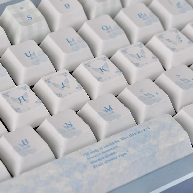 Full layout of Dream Butterfly Cherry Profile Keycap Set