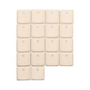 Ergonomic design of Choc V1 low-profile keycaps for comfortable typing