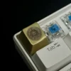 Handcrafted Eye of Horus keycap showcasing its OEM profile