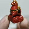 Close-up of the Auspicious Horse Keycap, highlighting the vibrant resin and sculpted pony.