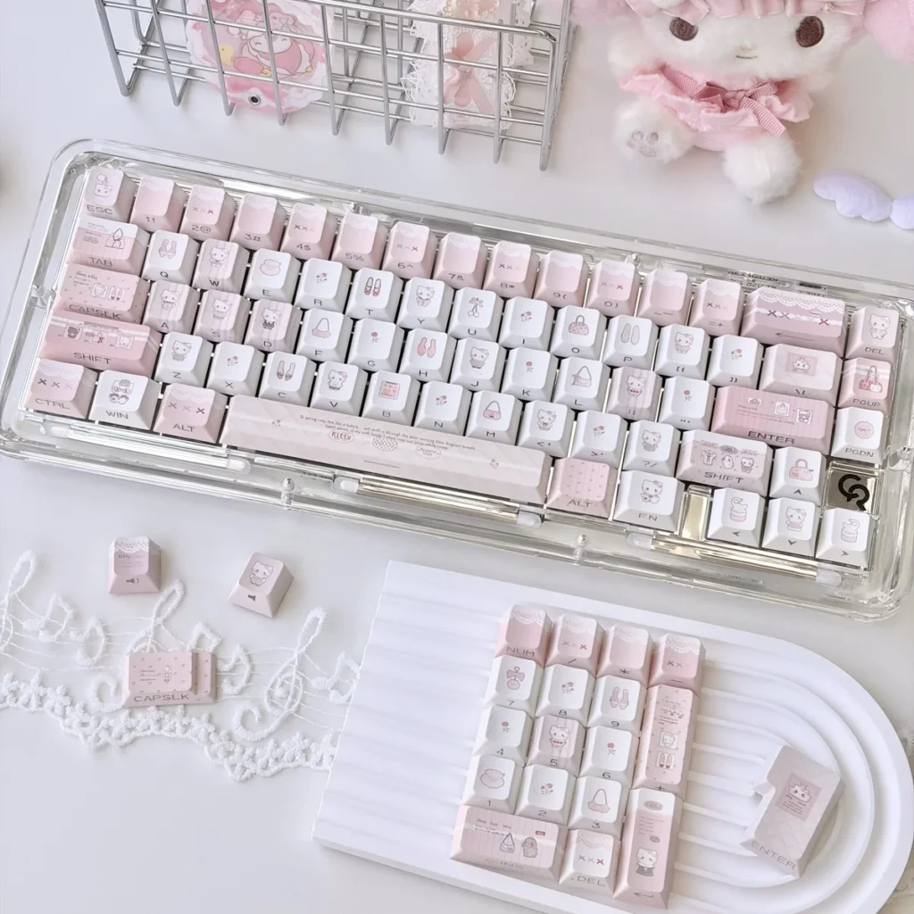 Hello Kitty Fashion Blog Iconic Hello Kitty hero image featuring Hello Kitty Keycap Set