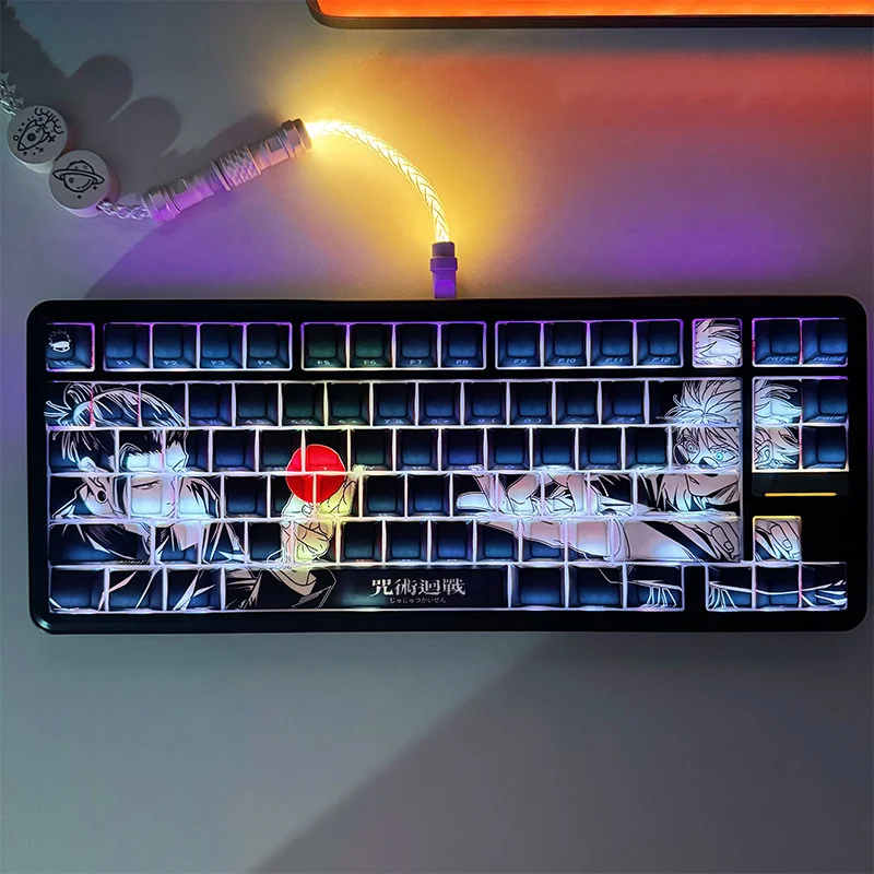 Cherry profile PBT keycaps for Jujutsu Kaisen fans