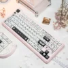 Line Art Cat MAO Whimsical line art cat durable hero image featuring Line Art Cat Keycap Set