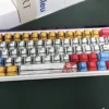 Mobile Suit Gundam Gundam Iconic Gundam manga art installed on a mechanical keyboard setup