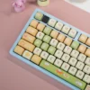 Pig Pilot MOA Keycap Adorable Pig Pilot PBT MOA installed on a mechanical keyboard setup