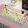 Pig Pilot MOA Keycap Adorable Pig Pilot PBT MOA hero image featuring Pig Pilot Keycap Set