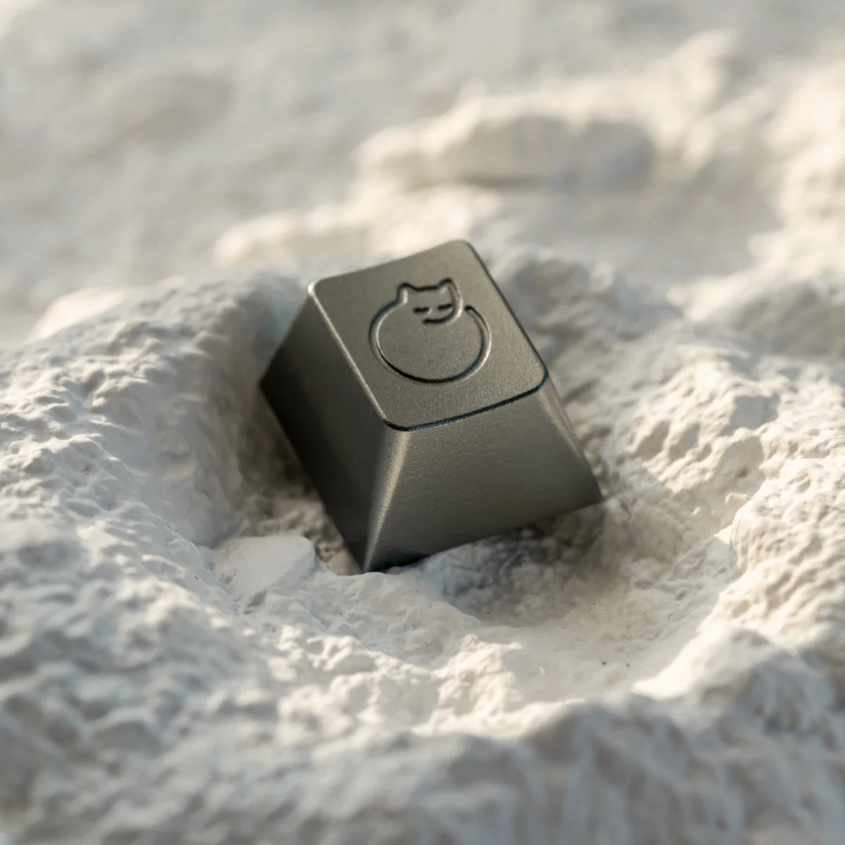 Sleeping Cat Artisan Keycap Aluminum Keyboard product image