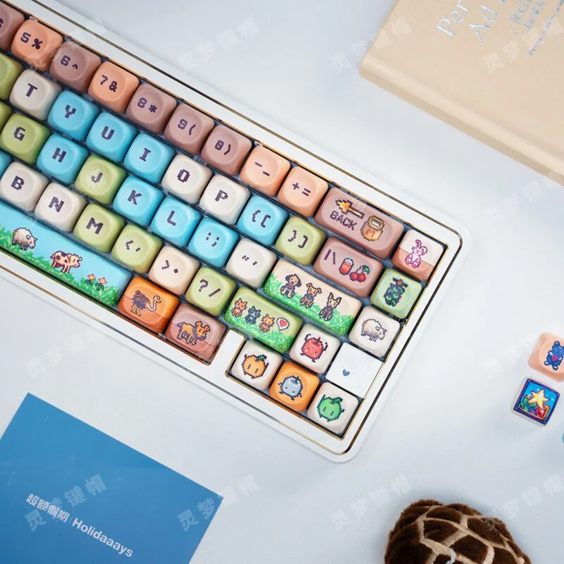 Stardew Valley Pixel Art Stardew Valley Pixel Art installed on a mechanical keyboard setup