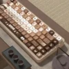 Side profile of Sushi Roll Series Keycap Premium PBT Dye-Sub showing keycap set shape and fit