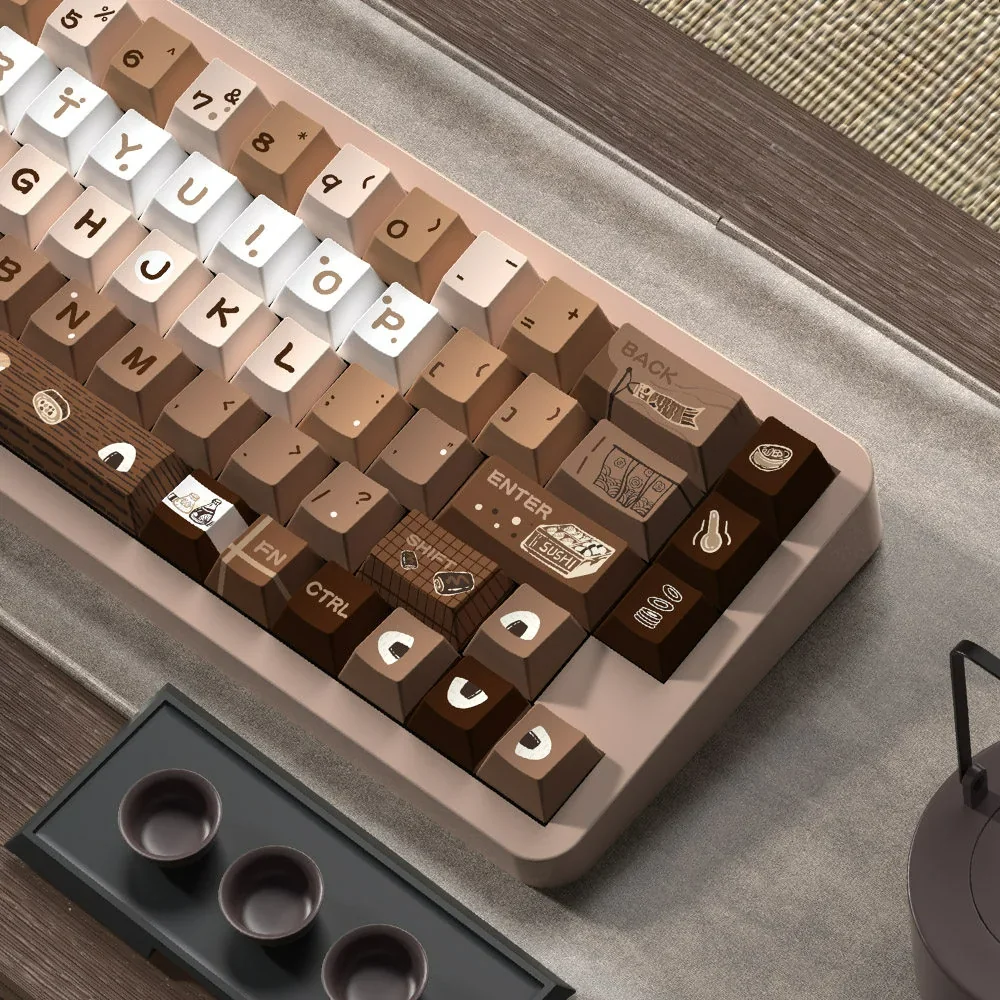 Detailed texture view of Sushi Roll Series Keycap Premium PBT Dye-Sub design and material