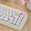 Full layout of 132 Sweet Treat Cake MOA profile PBT keycaps