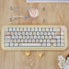 Sweet Treat Cake PBT Keycap Set with cupcake design on a mechanical keyboard