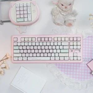Tokyo Pink Diary MOA Exclusive Tokyo Log Pink hero image featuring Tokyo Pink Diary Keycap Set