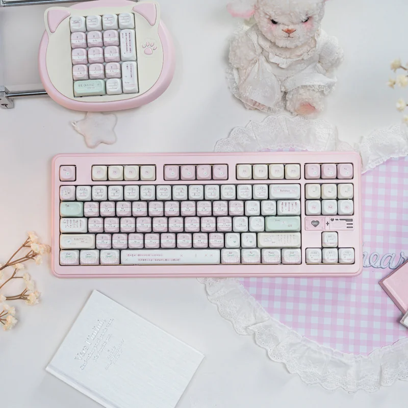 Tokyo Pink Diary MOA Exclusive Tokyo Log Pink hero image featuring Tokyo Pink Diary Keycap Set