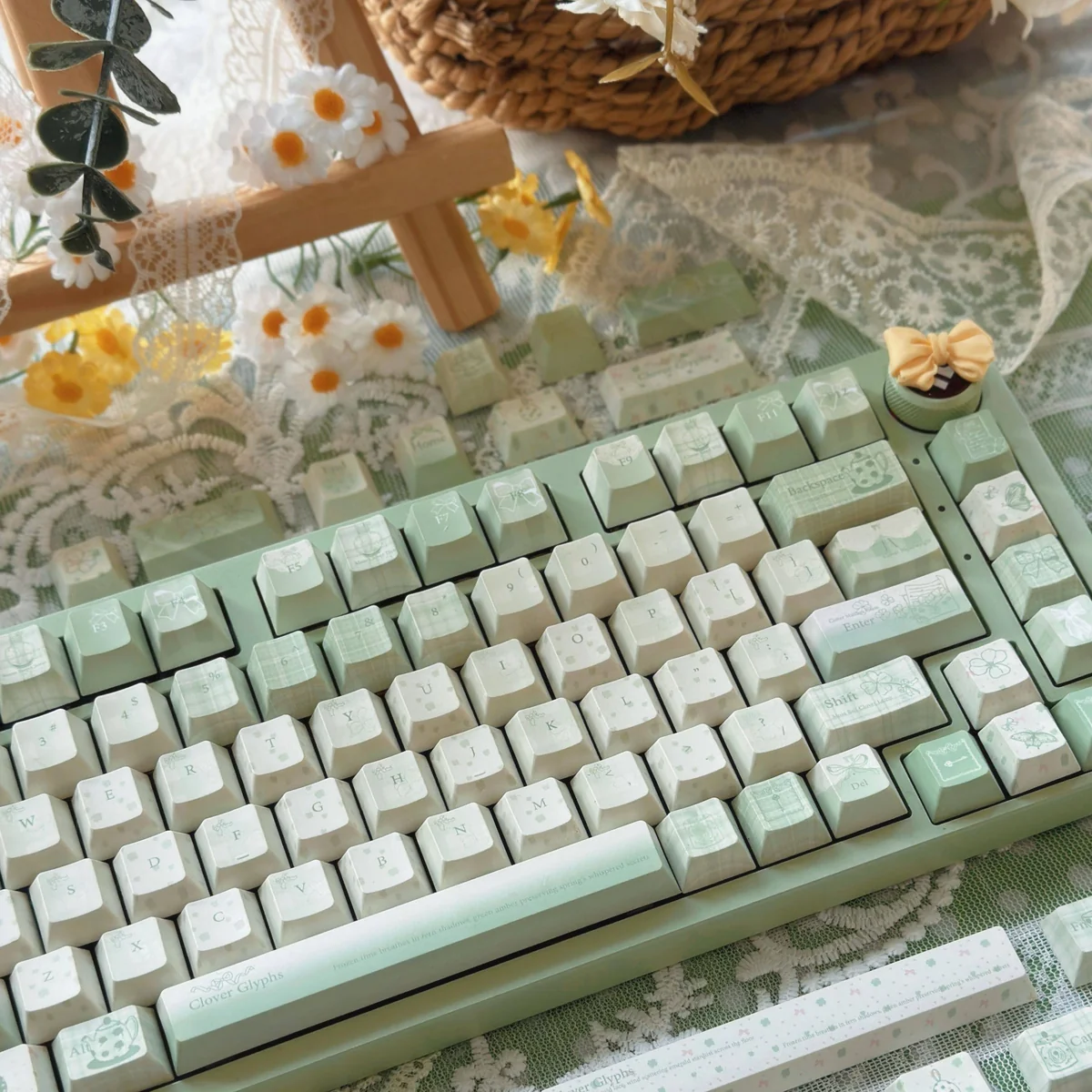 Tranquil Moss Keycap Set Custom Keyboard product image