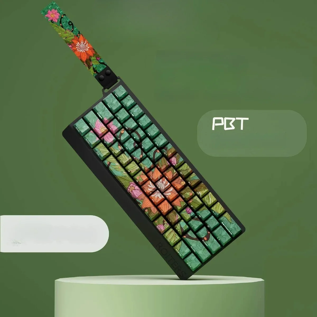 Wild Lotus Cherry Keycap Durable Pbt Side Lit product image