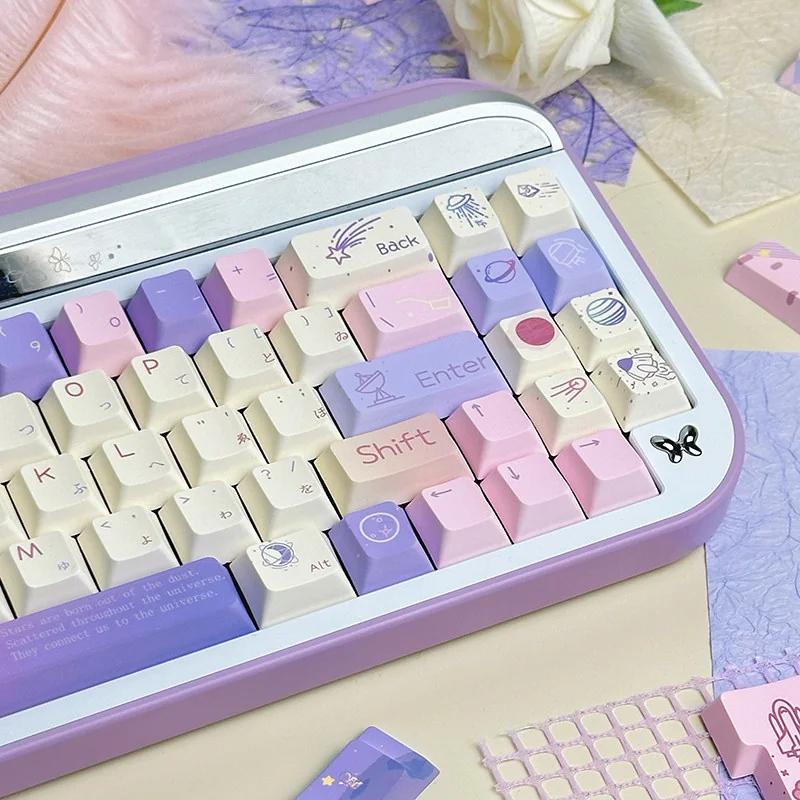 Full 133-Key PBT Keycap Set for custom keyboards