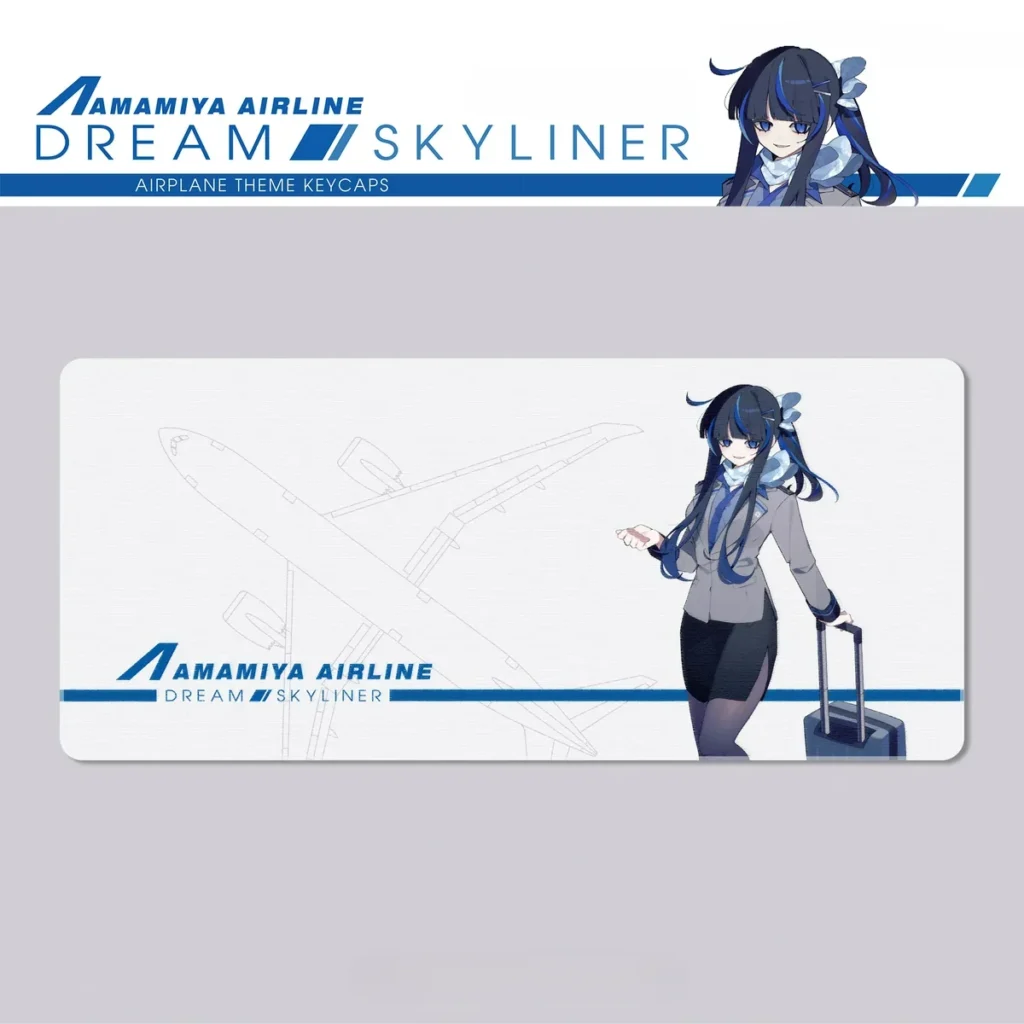 Amamiya Airline Skyliner Desk Mat hero image featuring Amamiya Airline Skyliner Desk Mat