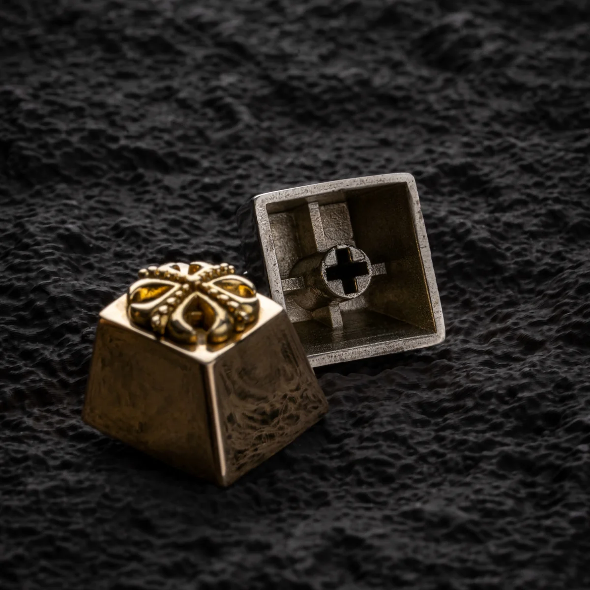 Artisan metal keycap compatible with Cherry MX switches