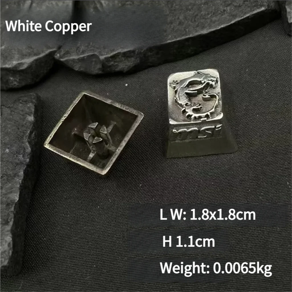 MSI Logo Keycaps – Copper Artisan Tactile