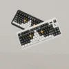 Cow Cat Cherry Keycap Distinctive Cow Cat PBT Set hero image featuring Cow Cat Keycap Set