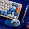 Digimon Odyssey Cherry Keycap Nostalgic installed on a mechanical keyboard setup