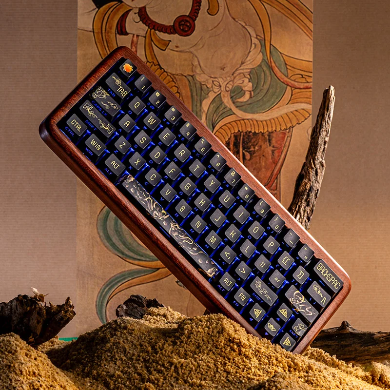 Dunhuang Silk Road Pbt Keycap Set Keyboard product image