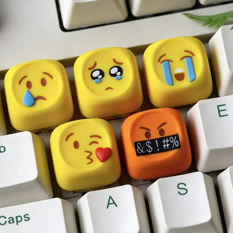 Emoji Series Artisan Keycaps Handcrafted Resin hero image featuring Emoji Series Artisan