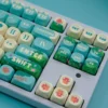 Full layout view of Enchanted Forest MOA Profile Keycap Set