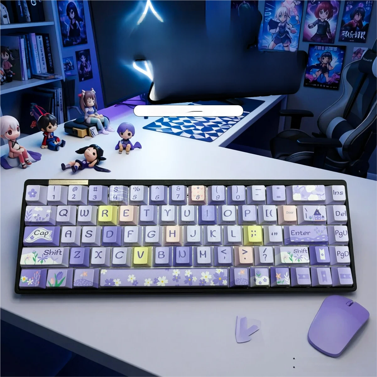 Floral World Cherry Keycap Vibrant Design product image
