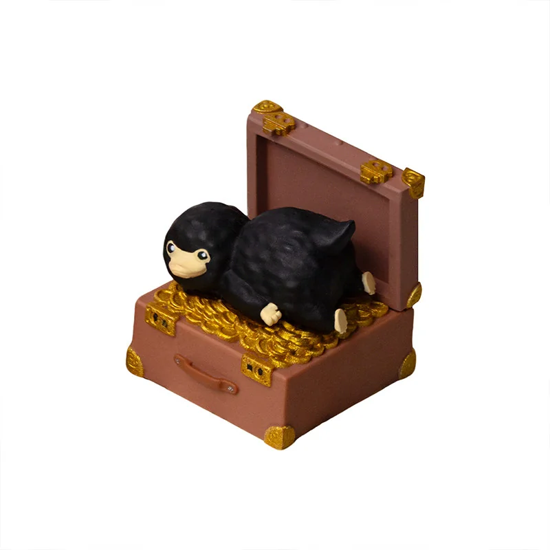 Handcrafted Niffler keycap showcasing intricate details and textures