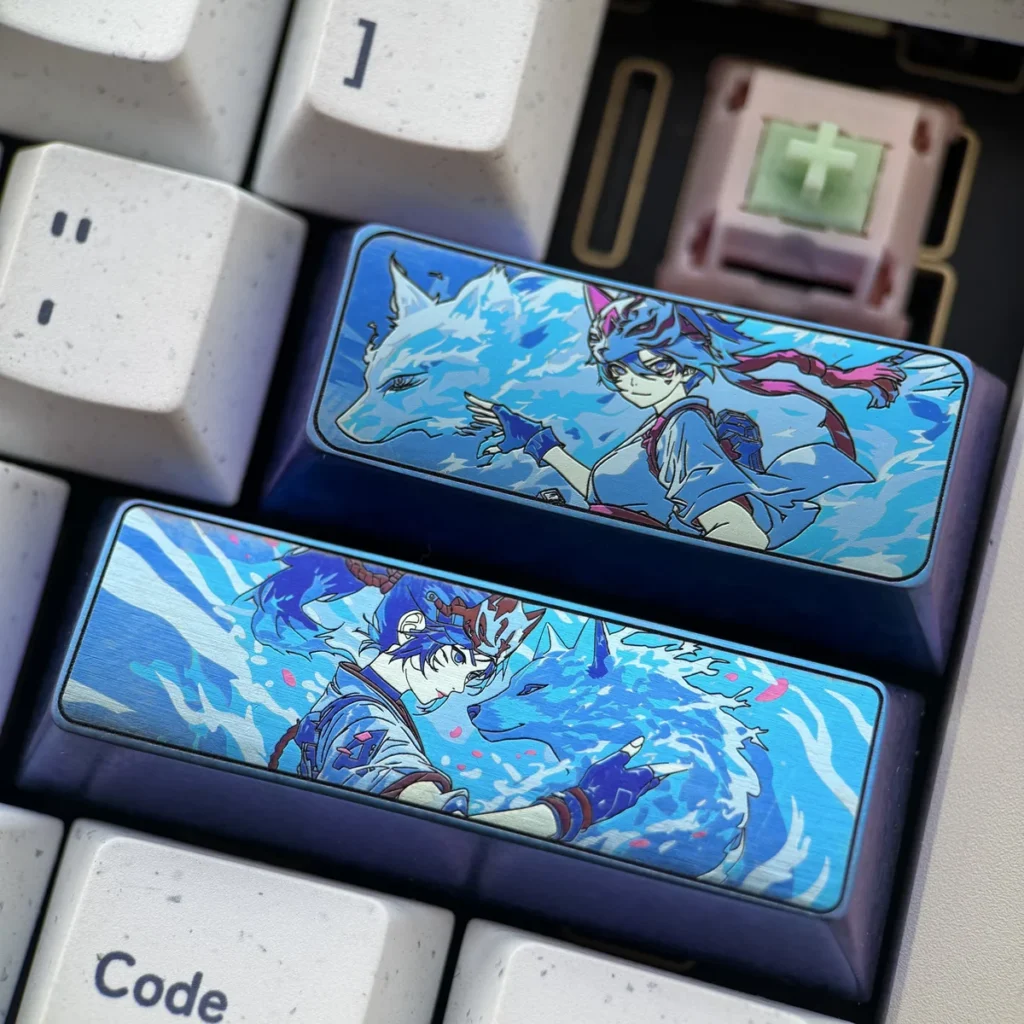 Kiriko Titanium Gaming Keycap for Shift key